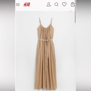 H&M tie wait jumpsuit